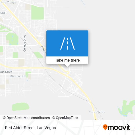 Red Alder Street map