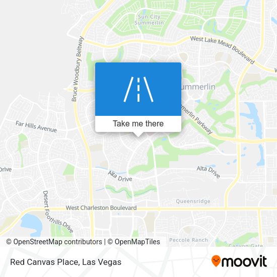 Mapa de Red Canvas Place