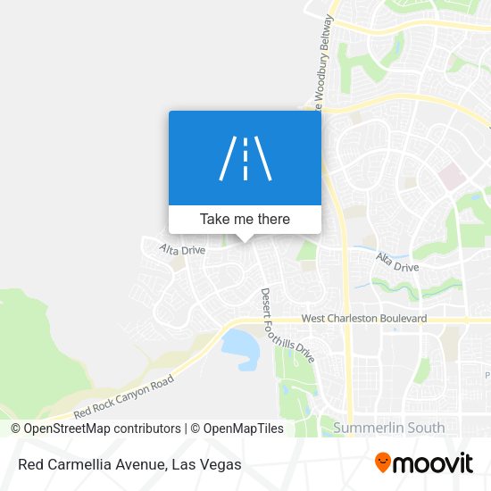 Mapa de Red Carmellia Avenue