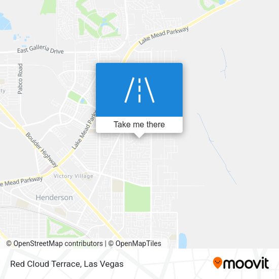Red Cloud Terrace map