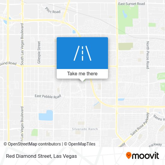Red Diamond Street map