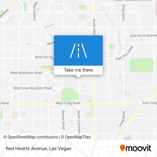 Mapa de Red Hearts Avenue