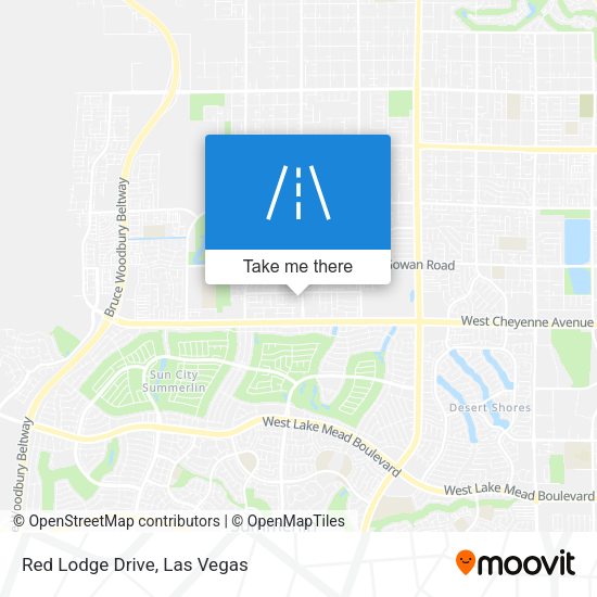 Mapa de Red Lodge Drive