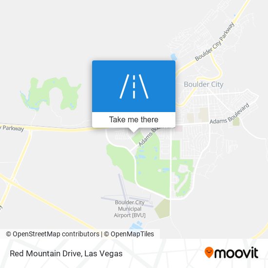 Red Mountain Drive map