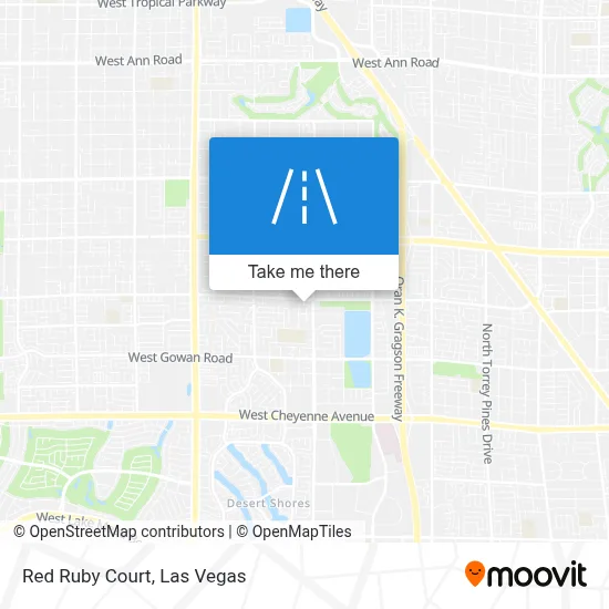 Red Ruby Court map