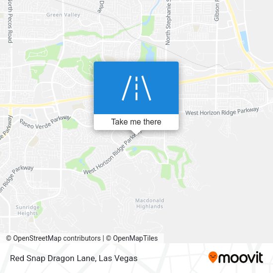 Mapa de Red Snap Dragon Lane