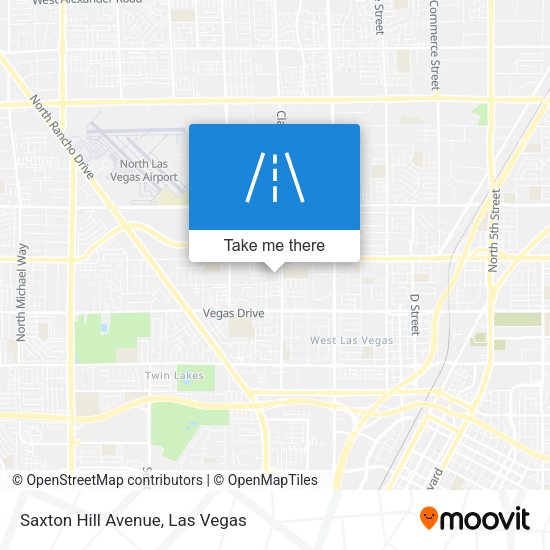 Saxton Hill Avenue map