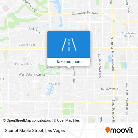 Scarlet Maple Street map