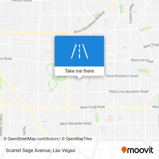 Scarlet Sage Avenue map