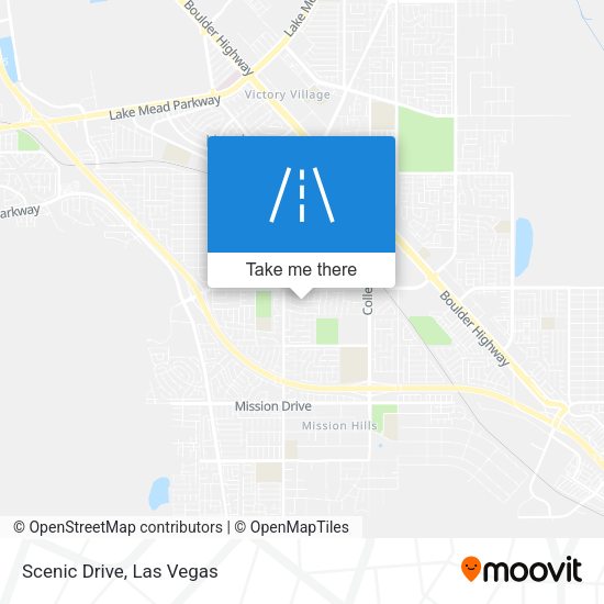 Mapa de Scenic Drive