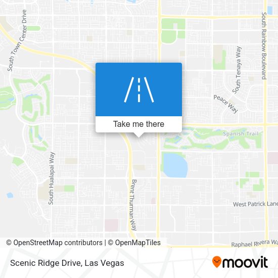 Scenic Ridge Drive map