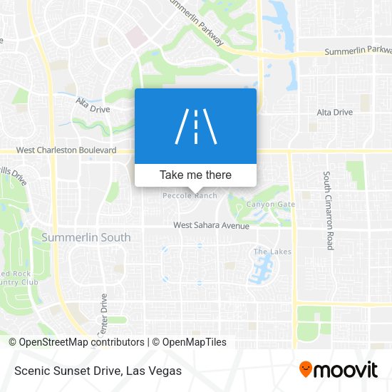 Mapa de Scenic Sunset Drive