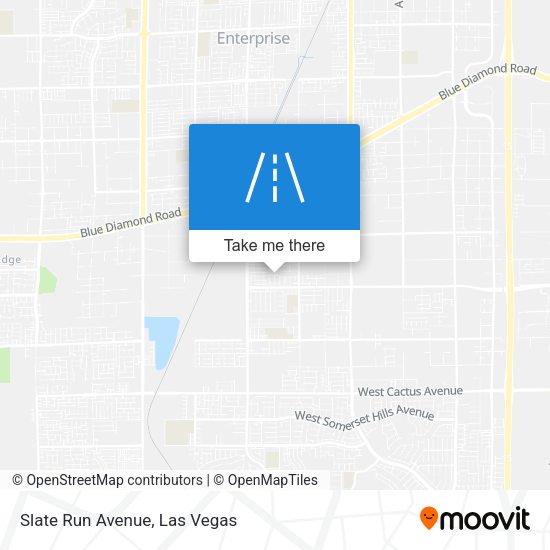 Slate Run Avenue map
