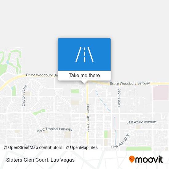Slaters Glen Court map