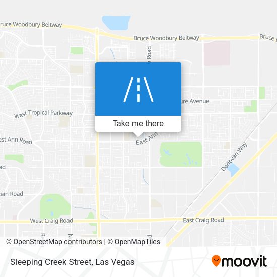 Sleeping Creek Street map