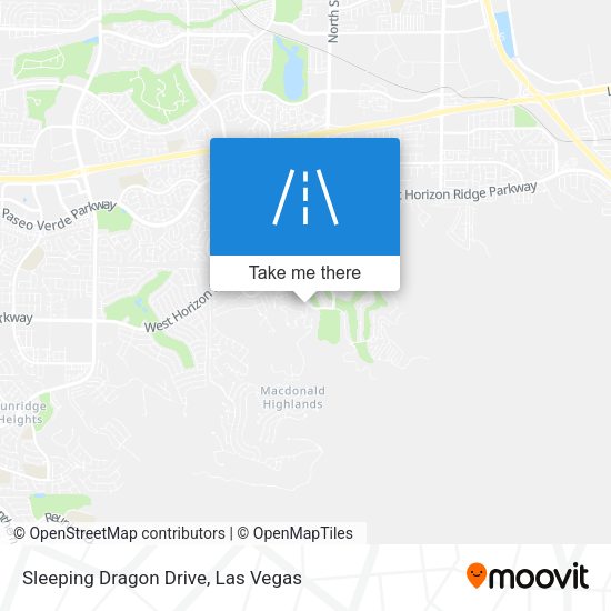Mapa de Sleeping Dragon Drive