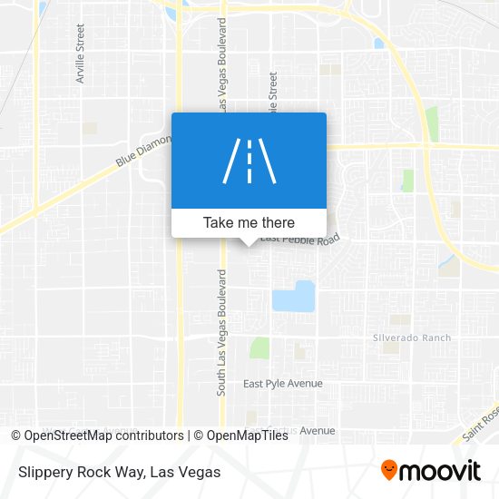 Slippery Rock Way map