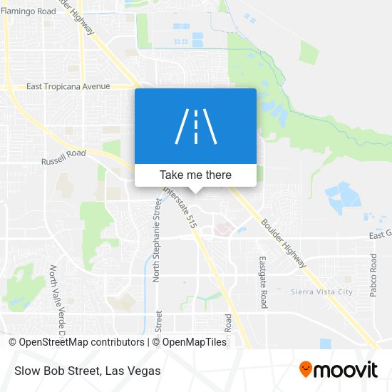 Mapa de Slow Bob Street