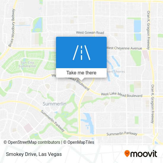 Mapa de Smokey Drive