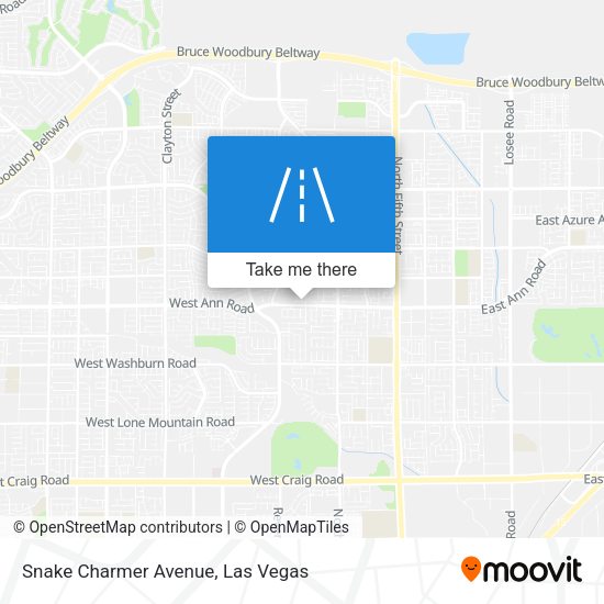 Mapa de Snake Charmer Avenue