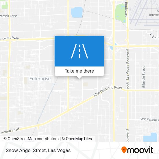 Mapa de Snow Angel Street