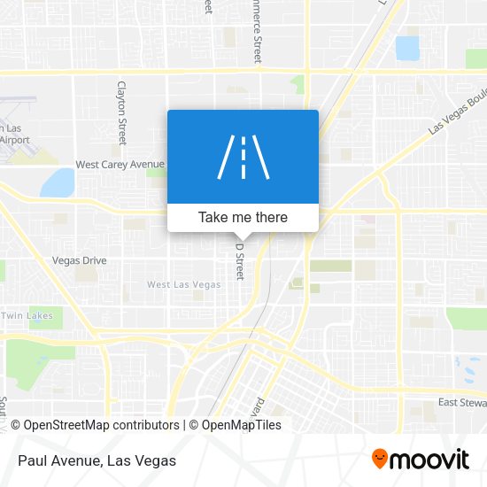 Mapa de Paul Avenue