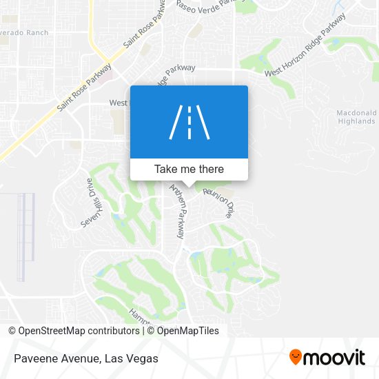 Mapa de Paveene Avenue
