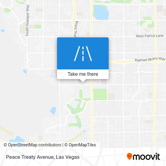 Peace Treaty Avenue map