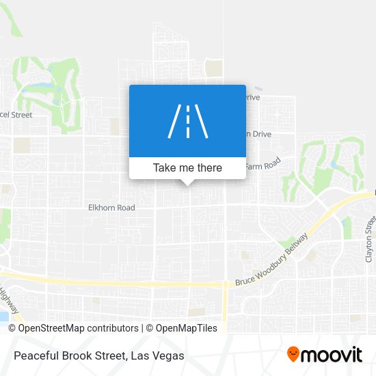 Mapa de Peaceful Brook Street