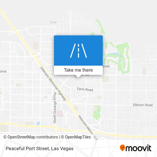 Peaceful Port Street map