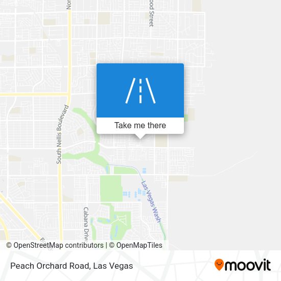 Mapa de Peach Orchard Road