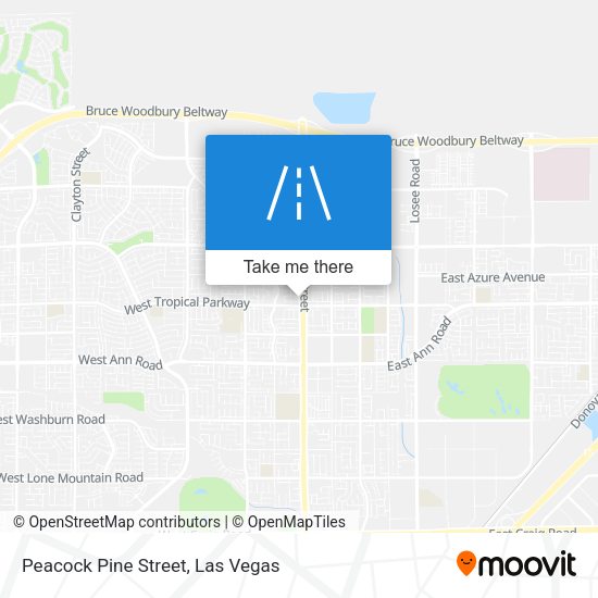 Mapa de Peacock Pine Street
