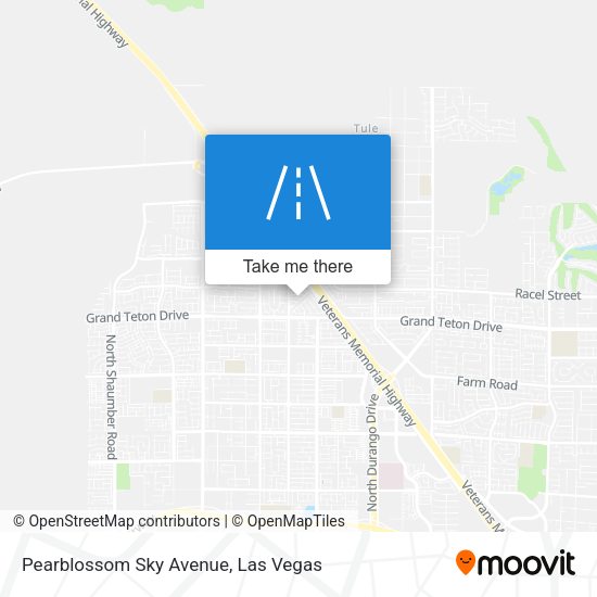 Pearblossom Sky Avenue map