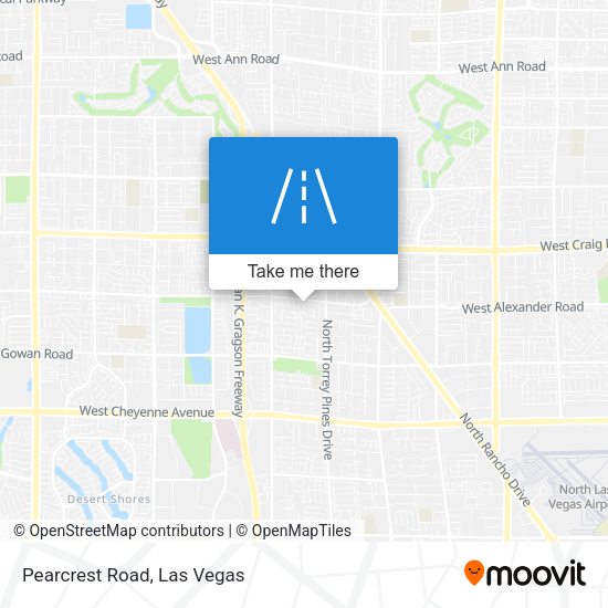 Mapa de Pearcrest Road