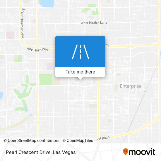 Pearl Crescent Drive map