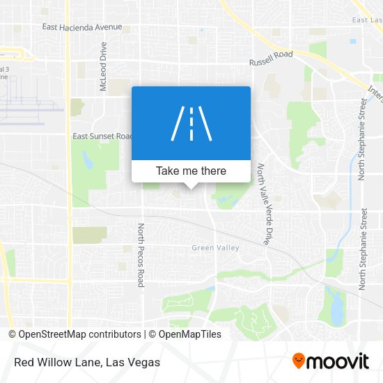 Mapa de Red Willow Lane