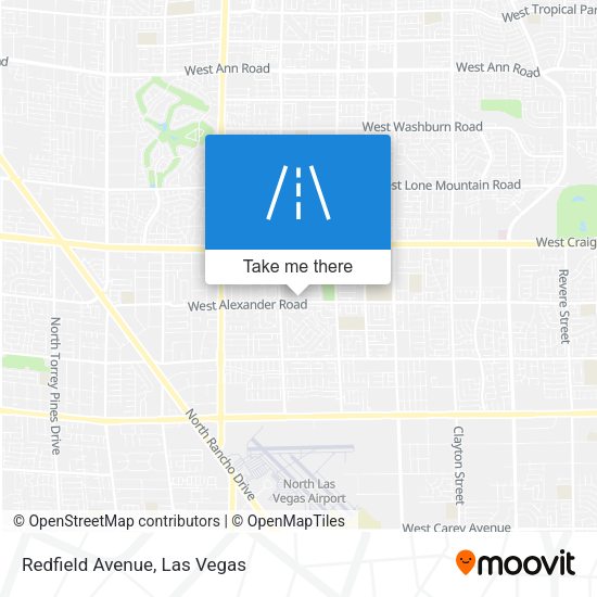 Mapa de Redfield Avenue