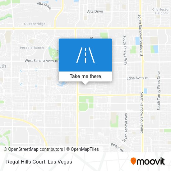 Regal Hills Court map