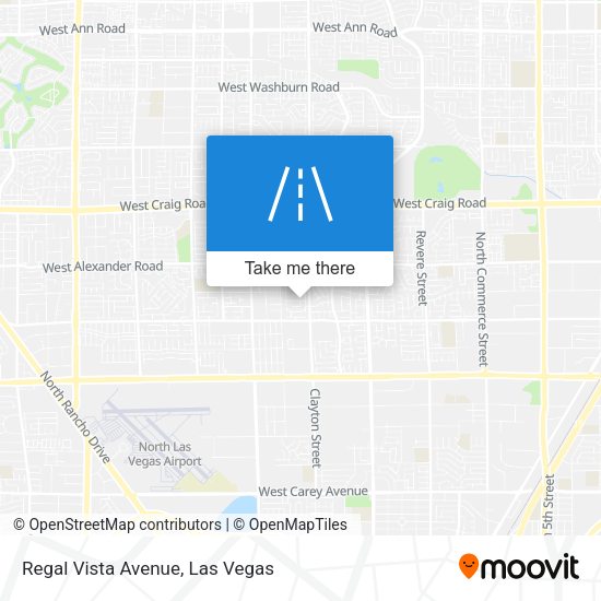 Regal Vista Avenue map