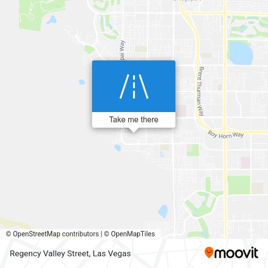 Regency Valley Street map