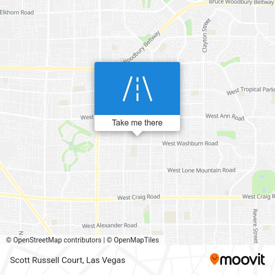 Mapa de Scott Russell Court