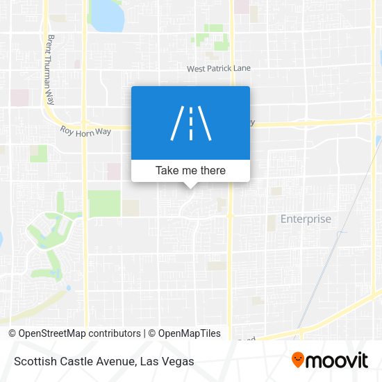 Scottish Castle Avenue map