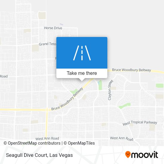 Seagull Dive Court map