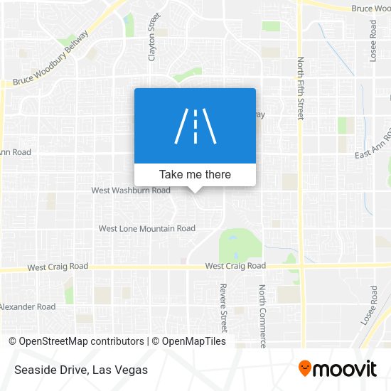 Seaside Drive map