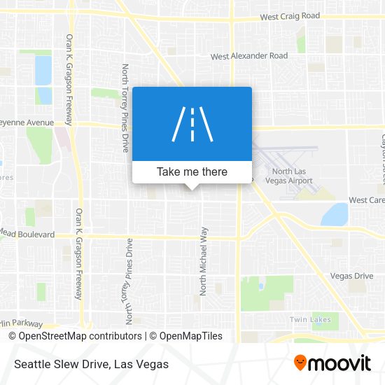 Mapa de Seattle Slew Drive