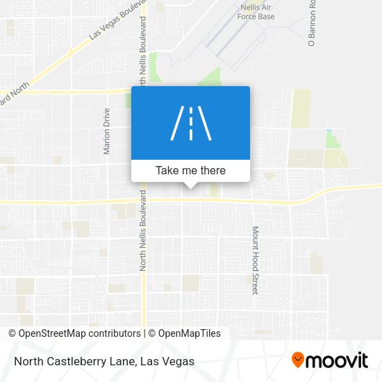 North Castleberry Lane map