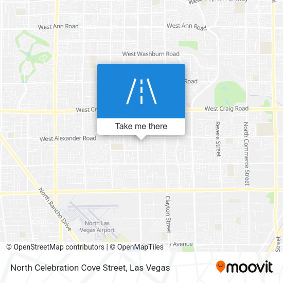 Mapa de North Celebration Cove Street