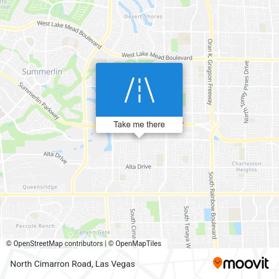 Mapa de North Cimarron Road