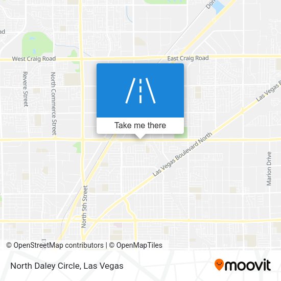 Mapa de North Daley Circle