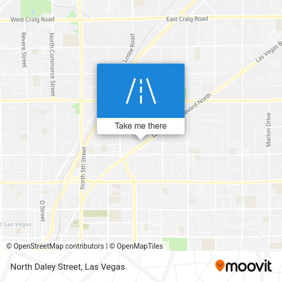 Mapa de North Daley Street